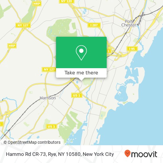 Mapa de Hammo Rd CR-73, Rye, NY 10580