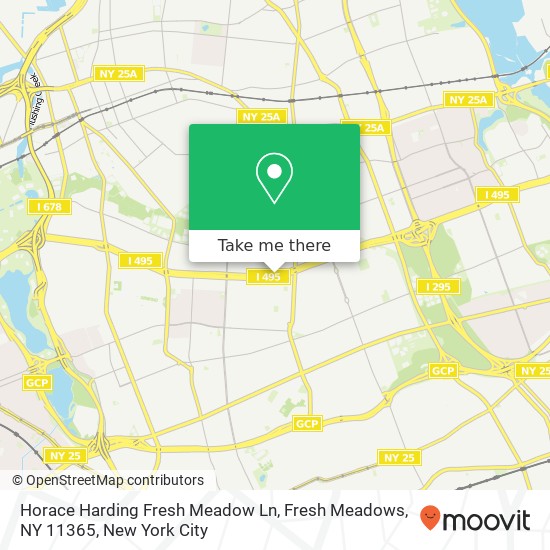Horace Harding Fresh Meadow Ln, Fresh Meadows, NY 11365 map