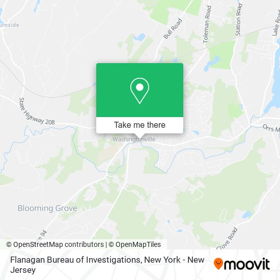 Mapa de Flanagan Bureau of Investigations