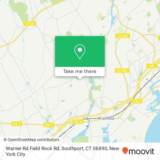 Warner Rd Field Rock Rd, Southport, CT 06890 map
