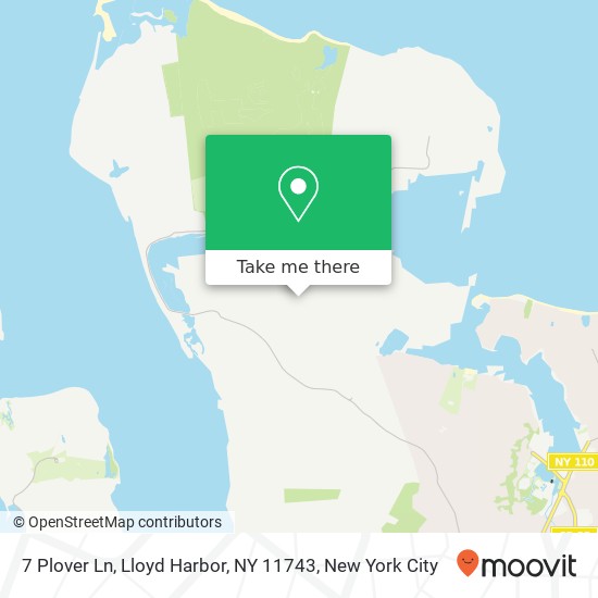 Mapa de 7 Plover Ln, Lloyd Harbor, NY 11743