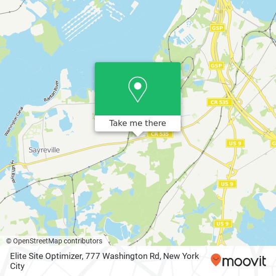 Elite Site Optimizer, 777 Washington Rd map