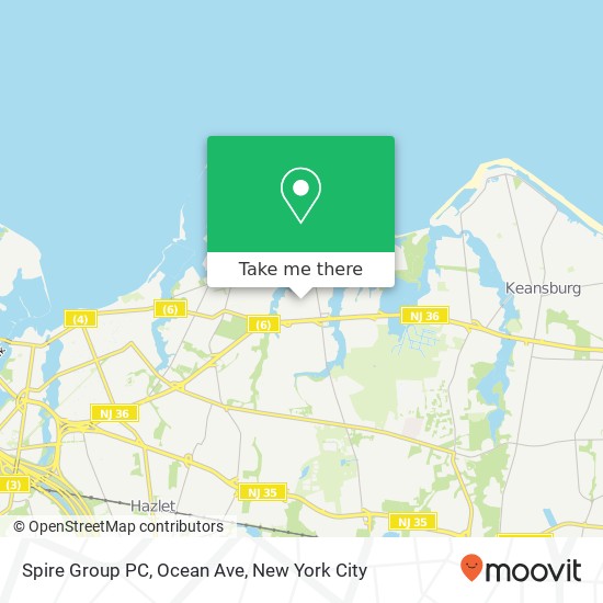 Mapa de Spire Group PC, Ocean Ave