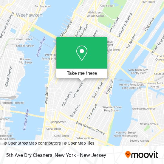 5th Ave Dry Cleaners map