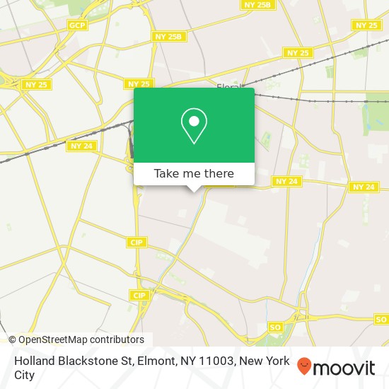 Holland Blackstone St, Elmont, NY 11003 map