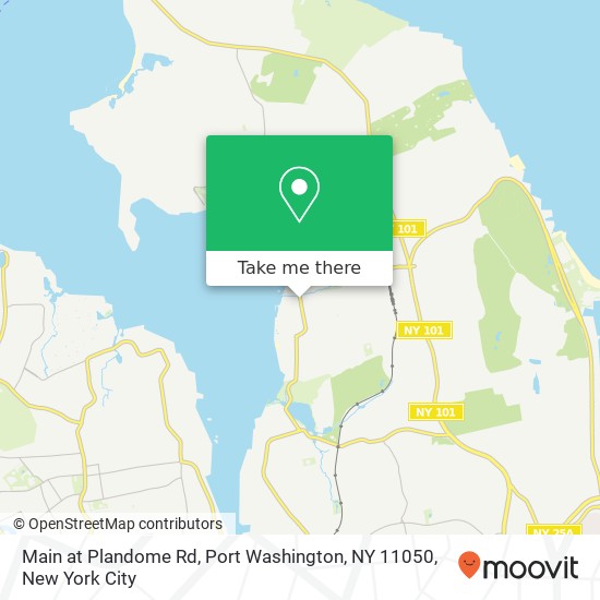 Mapa de Main at Plandome Rd, Port Washington, NY 11050