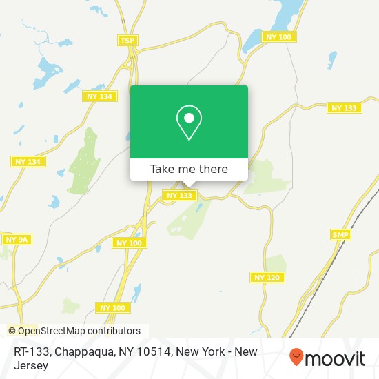 Mapa de RT-133, Chappaqua, NY 10514