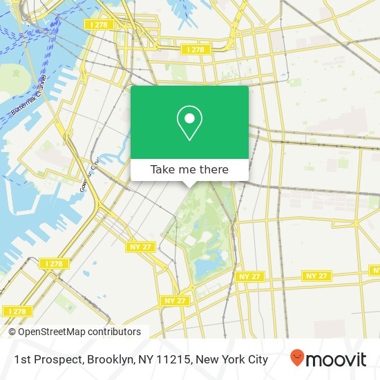 1st Prospect, Brooklyn, NY 11215 map