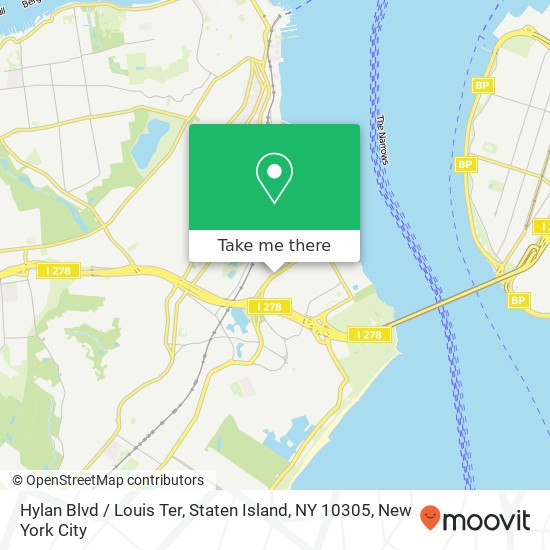 Mapa de Hylan Blvd / Louis Ter, Staten Island, NY 10305