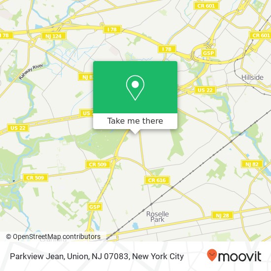 Parkview Jean, Union, NJ 07083 map