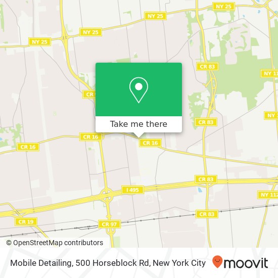 Mobile Detailing, 500 Horseblock Rd map