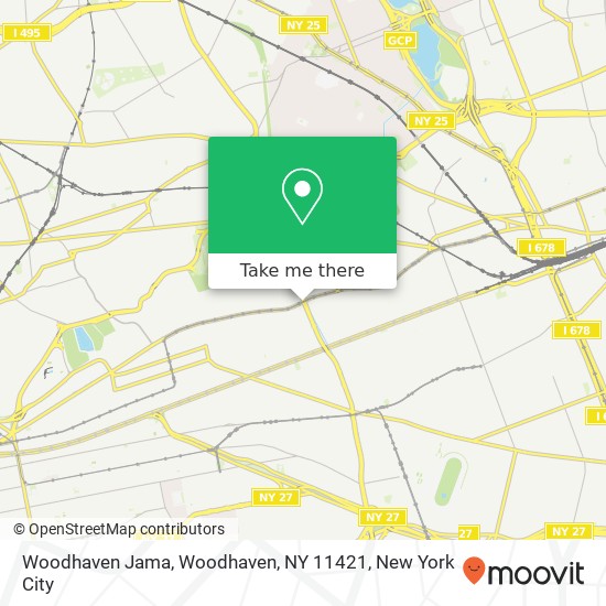 Woodhaven Jama, Woodhaven, NY 11421 map