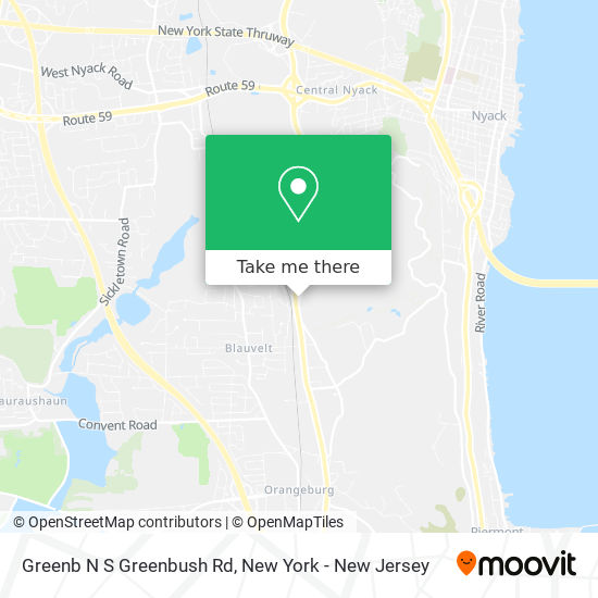 Greenb N S Greenbush Rd map