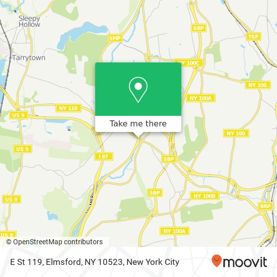 Mapa de E St 119, Elmsford, NY 10523