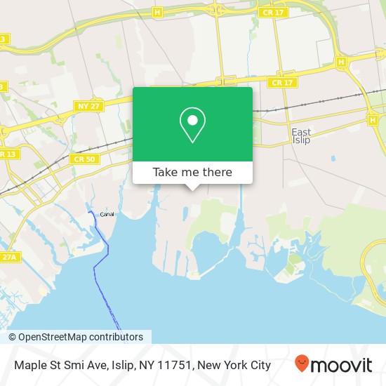 Maple St Smi Ave, Islip, NY 11751 map