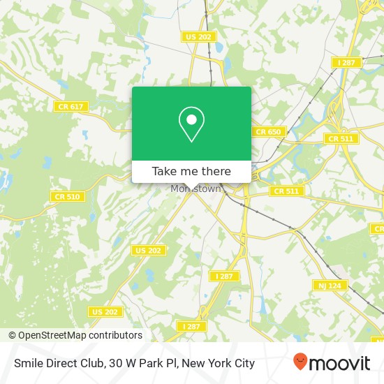 Smile Direct Club, 30 W Park Pl map