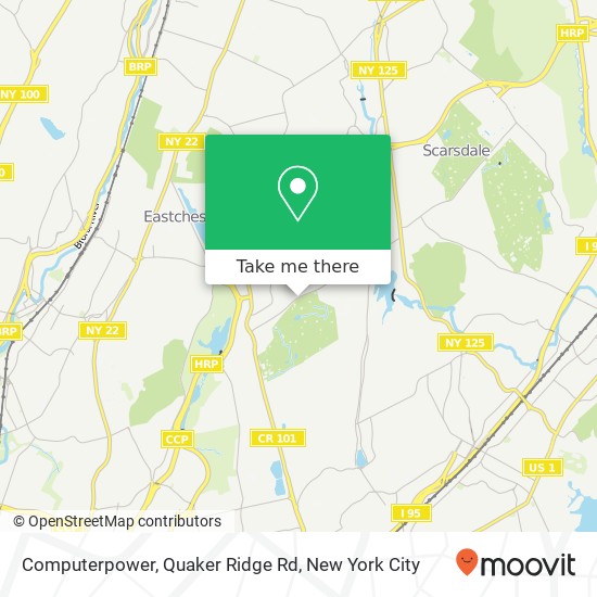 Mapa de Computerpower, Quaker Ridge Rd