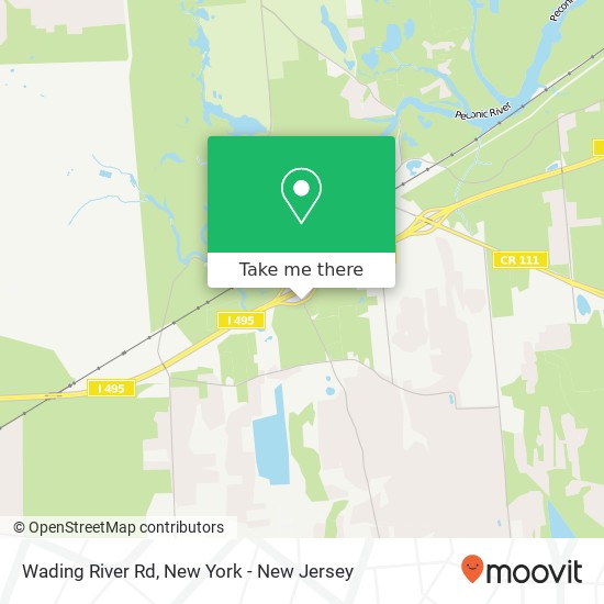 Wading River Rd, Manorville, NY 11949 map