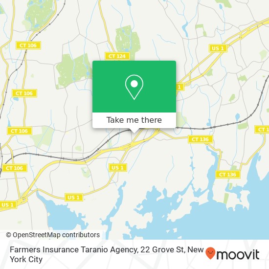 Farmers Insurance Taranio Agency, 22 Grove St map