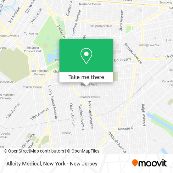 Mapa de Allcity Medical