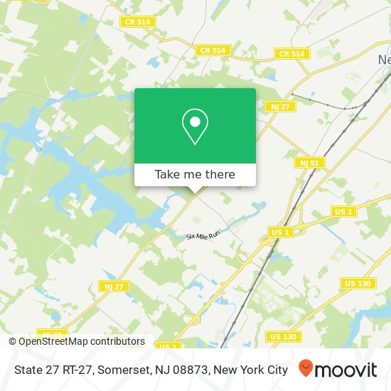 Mapa de State 27 RT-27, Somerset, NJ 08873