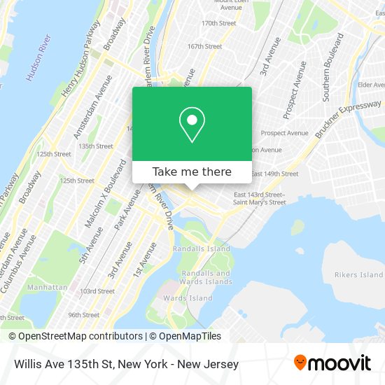 Willis Ave 135th St map