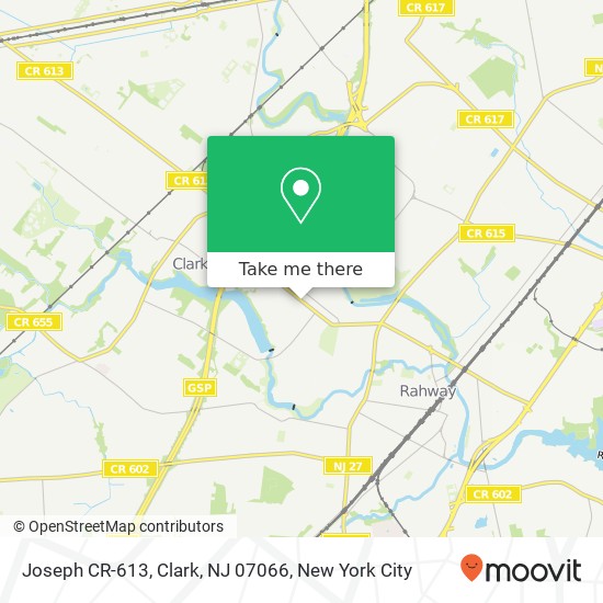 Joseph CR-613, Clark, NJ 07066 map