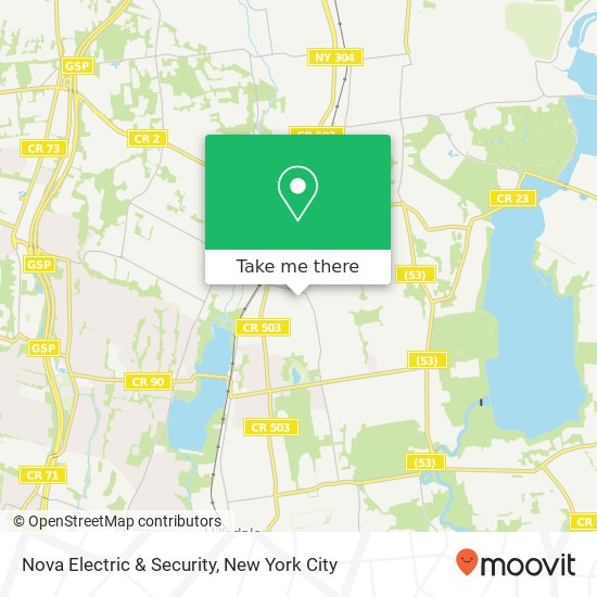 Mapa de Nova Electric & Security