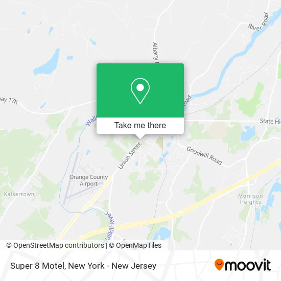 Super 8 Motel map