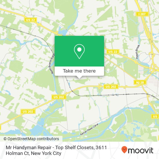 Mr Handyman Repair - Top Shelf Closets, 3611 Holman Ct map