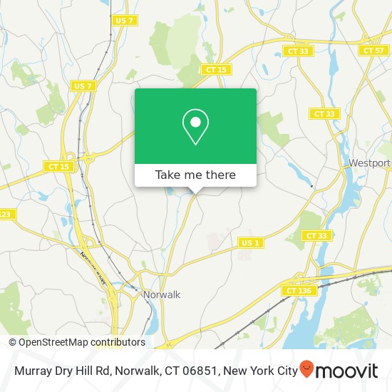 Murray Dry Hill Rd, Norwalk, CT 06851 map