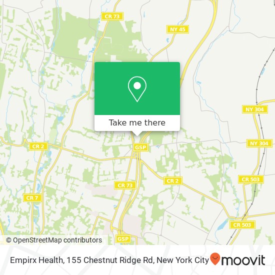Empirx Health, 155 Chestnut Ridge Rd map