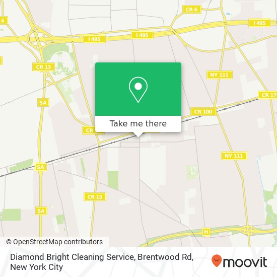 Mapa de Diamond Bright Cleaning Service, Brentwood Rd