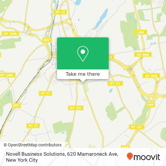 Novell Business Solutions, 620 Mamaroneck Ave map