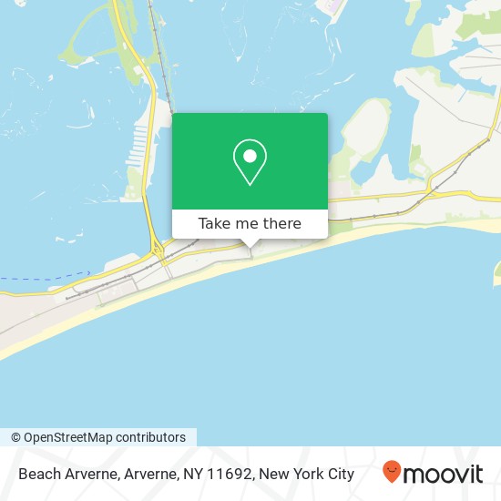 Mapa de Beach Arverne, Arverne, NY 11692
