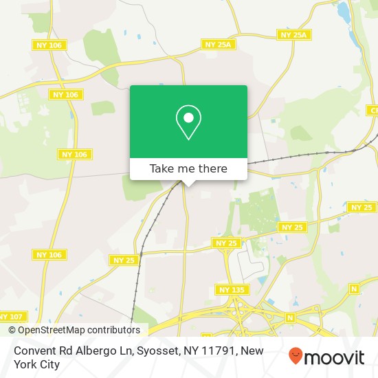 Convent Rd Albergo Ln, Syosset, NY 11791 map