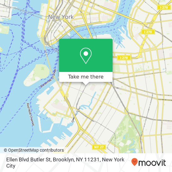 Ellen Blvd Butler St, Brooklyn, NY 11231 map