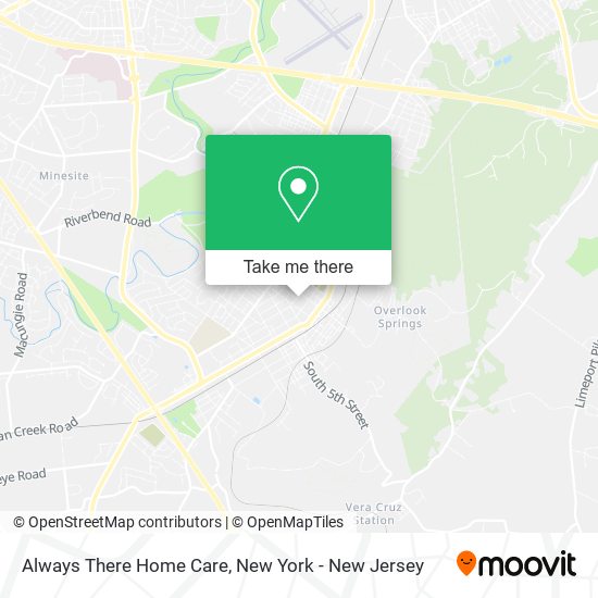 Always There Home Care map