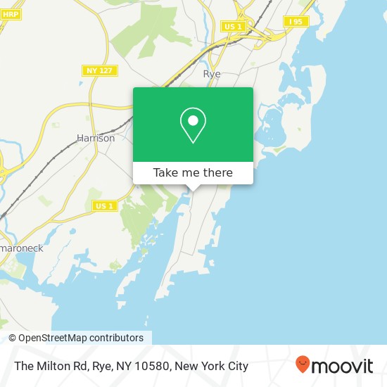 The Milton Rd, Rye, NY 10580 map