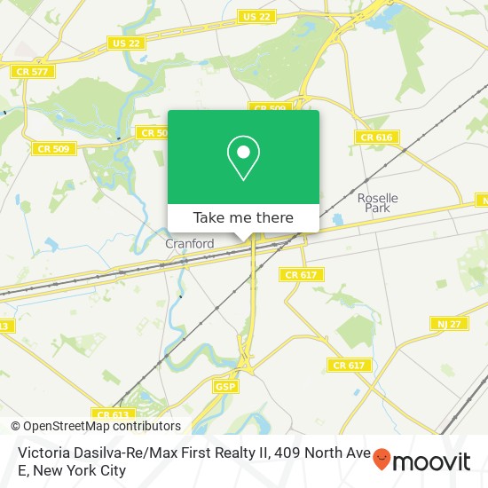 Mapa de Victoria Dasilva-Re / Max First Realty II, 409 North Ave E