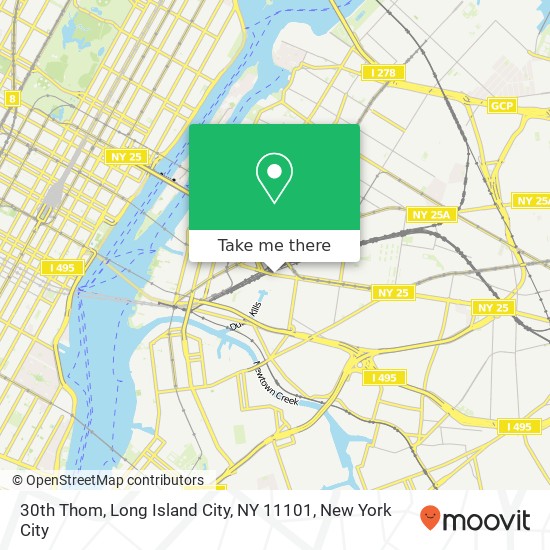 30th Thom, Long Island City, NY 11101 map
