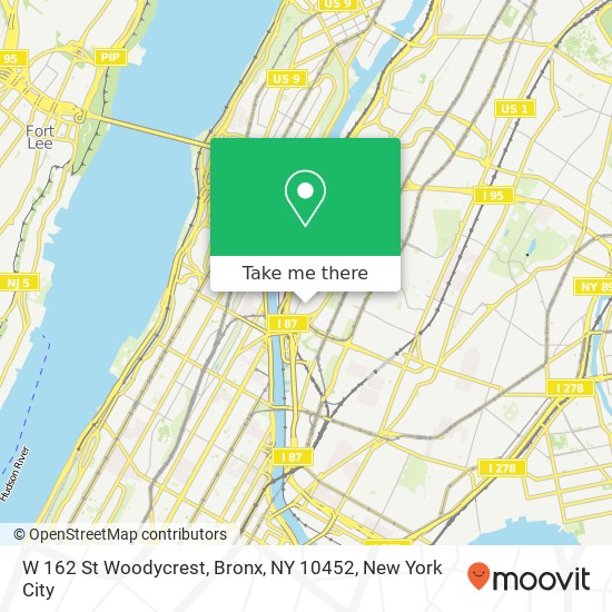 W 162 St Woodycrest, Bronx, NY 10452 map