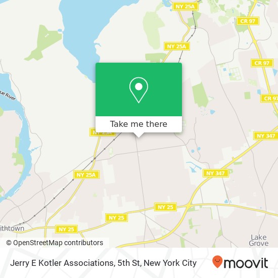 Mapa de Jerry E Kotler Associations, 5th St