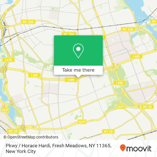 Mapa de Pkwy / Horace Hardi, Fresh Meadows, NY 11365