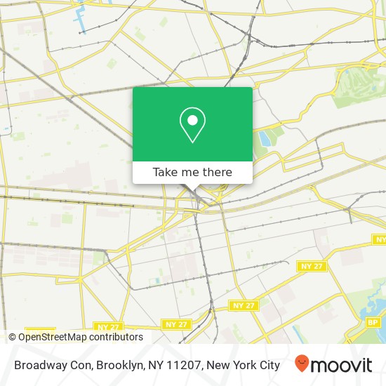 Broadway Con, Brooklyn, NY 11207 map