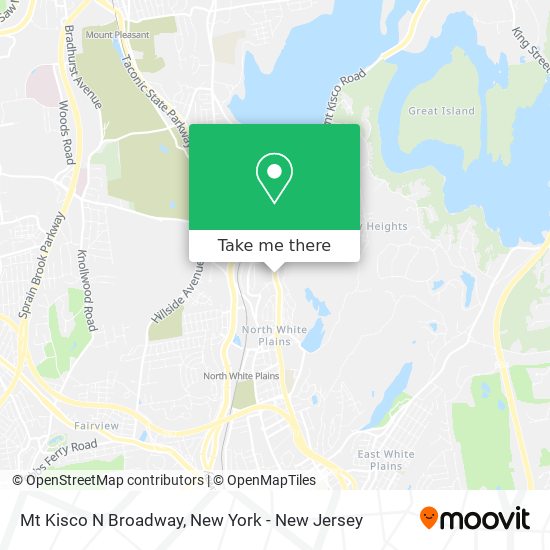 Mt Kisco N Broadway map