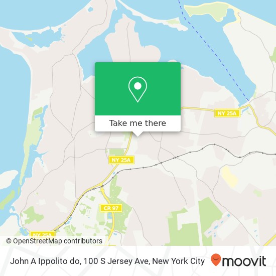 John A Ippolito do, 100 S Jersey Ave map