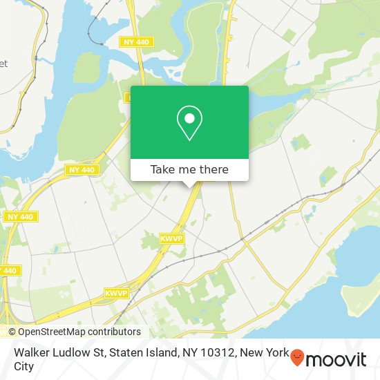 Mapa de Walker Ludlow St, Staten Island, NY 10312