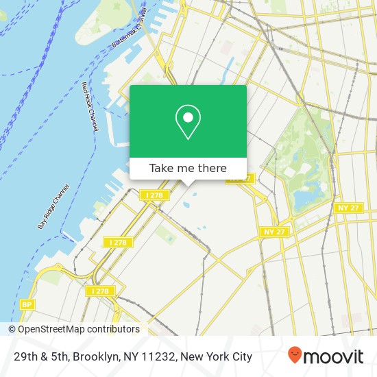 29th & 5th, Brooklyn, NY 11232 map