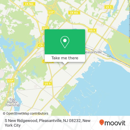 S New Ridgewood, Pleasantville, NJ 08232 map